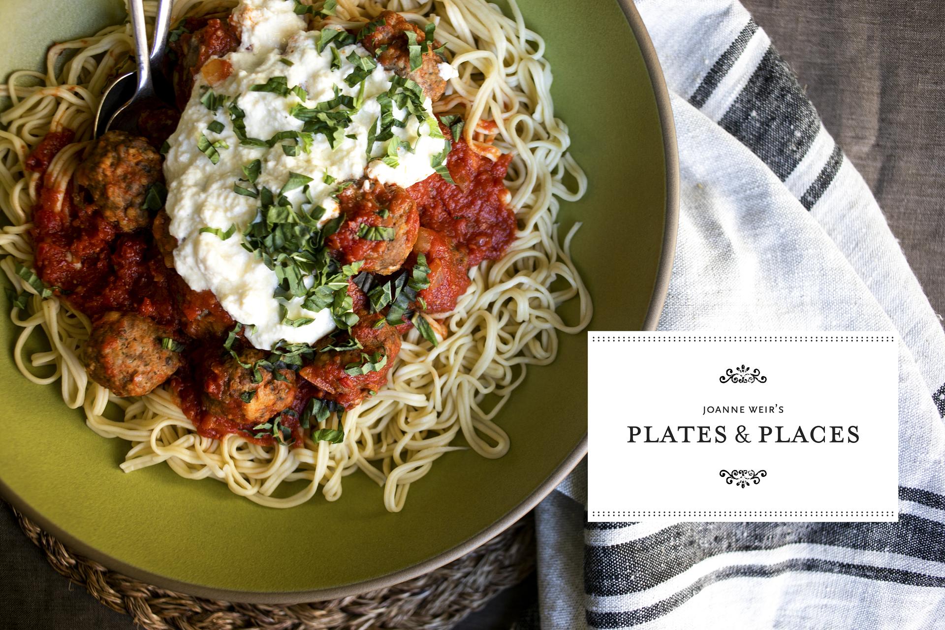 Homemade spaghetti and meatballs with ricotta cheese recipe